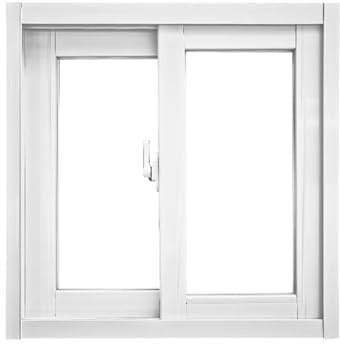 Austausch von Hausfenstern, Kellerfenster, Fenster for Mobilheime, Haushaltsfenster for Schuppen for Badezimmer, Küche, Lofts, Garagen(White,H80xW80cm)