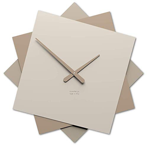 CalleaDesign 60 cm Wanduhr Foy 60 Leinen