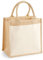Westford Mill W426 Cotton Pocket Jute Midi Tote