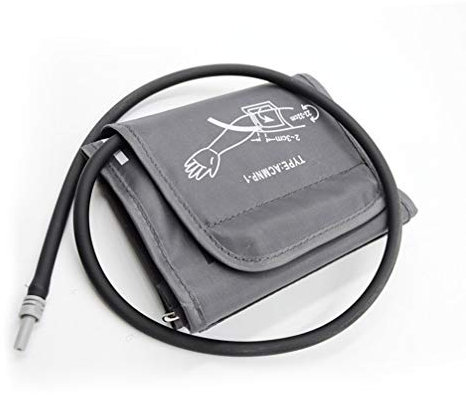 ULTNICE Oberarm Blutdruckmanschette Blutdruckmessgerät Universal Manschette für Blutdruck Druckmanschette Ersatzmanschette Blutdruckmessgerät Zubehör 22-32CM (Dunkelgrau)