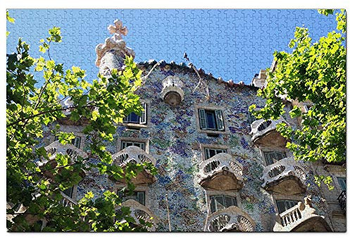 Spain Casa Batllo Barcelona Jigsaw Puzzle 1000 Piece Game Artwork Travel Souvenir Wooden