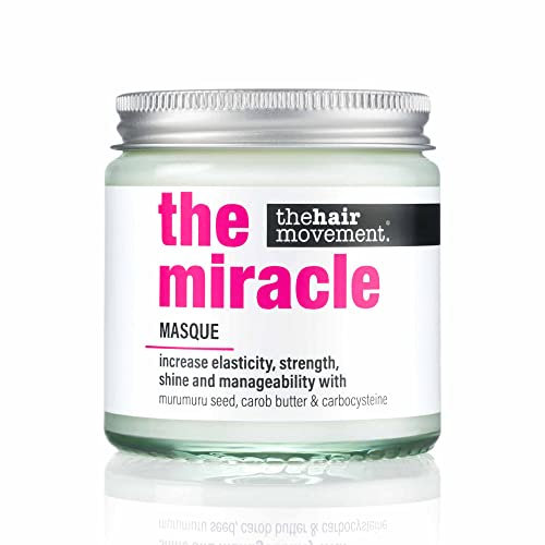 The Hair Movement - Miracle Masque - , Erh枚hung der Elastizit盲t, St盲rke, Glanz und Handhabbarkeit - Murumuru-Samen, Johannisbrotbutter und Carbocystein - tierversuchsfrei, vegan, 120 ml