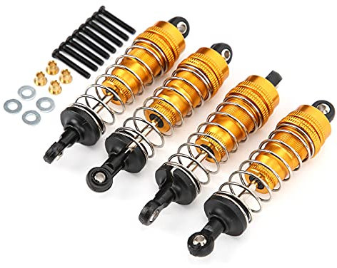 RC Stoßdämpfer Set, 80mm, Metall Stoßdämpfer, RC Auto Upgrade Teile, Für RC Modelle, Befestigung, Hobbymechaniker