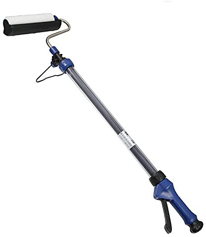 Yajun Rouleau de Peinture Automatique avec Réservoir Intégré Extension de Poteau Télescopique 1,5 Mètre pour Plafonds Muraux Décoratif, Tapis de Nettoyage