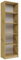 ADGO Schmales Bücherregal Artisan Eiche mit Trennwänden, 50 x 30 x 181 cm, Bücherregal hoch, offenes Standregal, Regal Schmal Hoch, Büroregal, Ordnerregal, Büromöbel, Wandregal, Bookcase, Regal