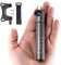 GIYO Small Bike tire Pump Schrader & Presta Valve for MTB 80 PSI Telescopic Barrel All Metal CNC Portable Mini Bike Pump Secure Valve Lock for Easy Pumping | Taiwan Made GM043