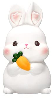 JAWSEU Hasen Sparschwein, Niedliches Hasen Spardose, Kinder Kaninchen Spielzeugbank Kids Money Bank Kaninchen Spardose Desktop Ornamente, Geschenke für Kinder