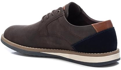 XTI - Herrenschuh mit Kordelzug, Farbe: Blau, Größe: 41, braun, 42 EU