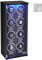 VEVOR Uhrenbeweger, Automatik-Uhrenbeweger, Watch Winder, Uhrenbeweger für Automatikuhren, Automatischer Uhrenbeweger mit Platz für 8 Uhren, LED Beleuchtung, 150–207 mm Einstellbar Riemenlänge