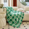 Elegant Comfort Velvet Touch Ultra Plüsch St. Patricks Day Lucky Spring Green Clover Shamrock Irish Printed Fleece Überwurf/Decke, 127 x 152,4 cm, Lucky Plaid Clover