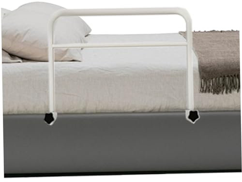 1PC Bettgitter für ältere Erwachsene, Kohlenstoffstahl, verstellbares Bettschutzgitter für Erwachsene, aufsteckbare Bettsicherheitsgitter für, schwangere, behinderte Menschen, 19,7 x 11,8 Zoll