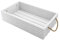 BOGATECO Holzkiste Natur | 60 cm x 35 cm x 14,5 cm | Klassisch-Natur | Aufbewahrungsbox | White