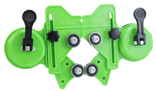 Namvo Drill Bit Hole Saw Guide, 4-83 mm Adjustable Centering Locator Holder with Vacuum Suction Base Sucker for Ceramic Glass Marble