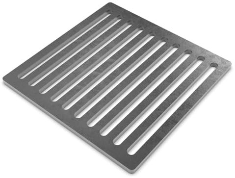 Czaja Ofenrost 22 cm x 22 cm aus massivem Stahl - langlebiger als Gussroste und Bruchsicher - für Öfen und Kamine