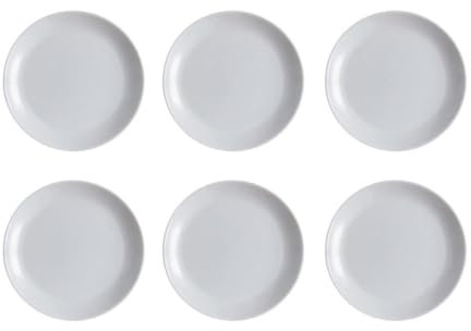 Luminarc Diwali Granit 6 Plato Postre Opal 25cm Opal Apto Microondas Apto Frigorífico Reciclable