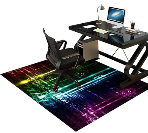 Protector Suelo Silla Ruedas Alfombra Silla Gaming Oficina 90 x 120 cm Alfombrilla para Silla de Oficina Antideslizante Protector Suelo Tapete de protección Madera/baldosas Gaming Protector de Suelo