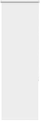 vidaXL Verdunkelungsrollo Weiß 60x150cm Stoffbreite 55,7 cm Polyester, Rollo, Klemmfix, Thermorollo, Verdunklungsrollo, Klemmrollo, Fensterrollo