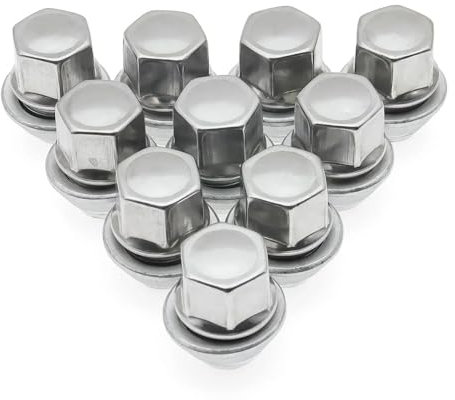 ZHjLut Bulloni Ruota Compatibile con Ford per Fiesta 1995-2012 Dadi per Ruote in Lega per Auto