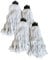 LSC Cotton Mop HEAD ONLY Replacements Pack of 2 – Super Absorbent Floor Mop Heads Twist and Lock Design with Plastic Socket Heavy-Duty String Refills for Floor Cleaning (PACK OF 2)