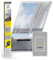 EASYmaxx Insect Protect Teleskop Fliegengitter Fenster mit Rahmen und integriertem Netz | Dachfenster Insektenschutz | Ohne Schneiden | Ohne Bohren | 63 x 93 cm bis 100 x 160 cm [Weiß]