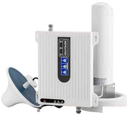 Repetidor 2G 3G 4G 900 1800 2100 LTE Amplificador De Señal Celular Móvil DCS Cobertura más amplia(360 Omni Host Kit wireless)