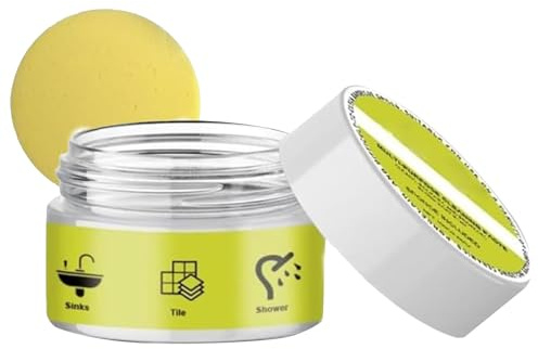 Mehrzweck-Steinreiniger – Polierpaste 100 g mit | Kompatibel mit Granit-Quarz-Edelstahl-Metall-Keramik-Fliesen-Küchen-Badezimmer-Reinigungs-Thekenpflegeprodukten