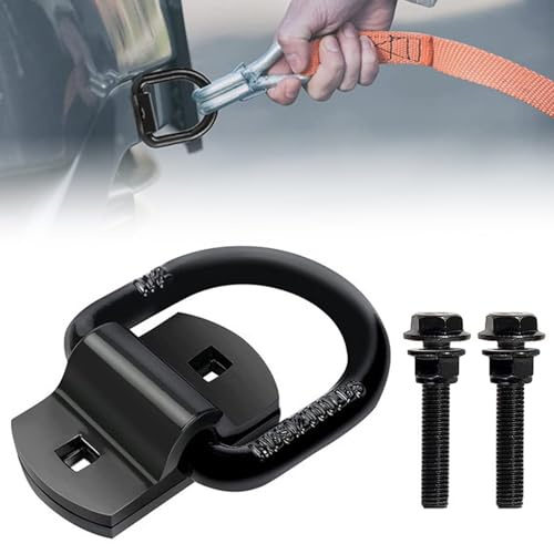 Wandanker Fahrrad, Bodenanker Motorrad Hochfester Kohlenstoffstahl Wandanker Neigungsring Ø13mm Diebstahlschutz (1PC)