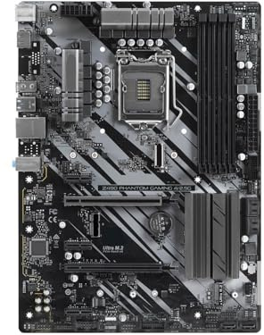 1pcs Z490 GAMING 4/2.5G Motherboard Z490 LGA 1200 DDR4 128GB M.2 NVMe SSD support 10900F 10105 10300 G6400 CPU