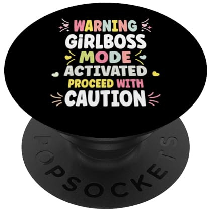 GIRLBOSS Personalized Women's Gift Custom GIRLBOSS PopSockets Klebender PopGrip