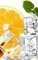 Vlies Fototapete ZITRONE UND EIS 150 x 250 cm | Vliestapete - Wandtapete inklusive Kleister | PREMIUM VLIES QUALITÄT