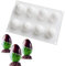 8 trous Pâques Noël oeuf Multifonctions Moules en Silicone pour gâteau Moule 3D pour Glace Chocolat Pâtisserie Dessert