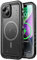 SPORTLINK Funda para iPhone 14 Impermeable - 360 Grados Militar Integral Protector[Compatible con MagSafe] [IP68 Waterproof Sumergible] Magnética Antigolpes con Pantalla/Camara Proteccion(Negro)