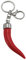 Porte-clés napolitain corne rouge porte-bonheur cod.YY76830LU cm 12x1,5x1,5h by Varotto & Co.