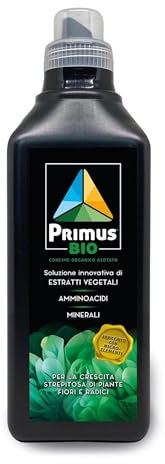 GIARDINI D'ITALIA - Concime Biologico per Orto, Piante da Appartamento e Giardino, Concime Liquido Organico Azotato, Favorisce la Crescita Sana e Rigogliosa - Consentito in Agricoltura Biologica, 1kg