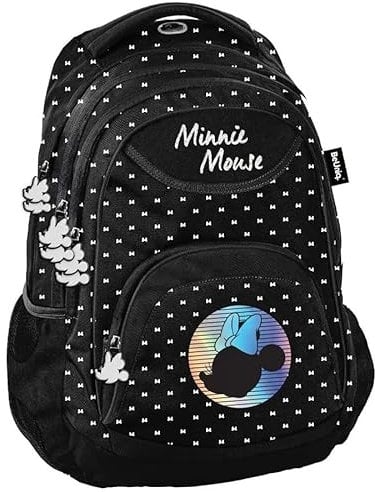 PASO DM22UU-2708, Schulrucksack BeUniq MINNIE BLACK, Multicolor