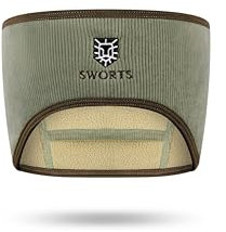 SWORTS Polar Ear Warmer · Thermo Sportstirnband für Winter · Winddicht & Fleece Wärme (Mit Ohrenschutz)