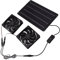 Ventilador de Escape con Energía Solar, 20 W, 12 V, Panel Solar, Kit de Ventilador Doble con Interruptor para Cobertizo Al Aire Libre, Gallinero, Invernadero, RV, Hogar de