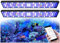 PopBloom 2 x H75 WiFi Meerwasser Aquarium Beleuchtung, Volles Spectrum Led Aquarium Lampe für Reef Coral SPS/LPS Fischaquarium, APP unterstützt Deutsch (für 165-200cm)