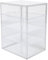 MAGICLULU Gebäckvitrine Verstellbarer Brotkasten Transparente Vitrine Plätzchen Brotvitrine Bäckerei Ausstellungsregal Gebäck Vitrine Arbeitsplatte Bäckerei Vitrine Magnet