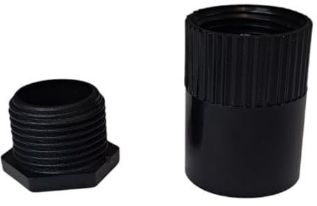 20mm PVC Female Conduit Adaptor Black– Pack of 5
