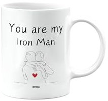 MIPOMALL You are My Iron Man, Mug for Husband, Boyfriend, Girlfriend, Wife, Best Friend, Happy Birthday Gifts, Him or Her, Presents for Christmas, Cup, CA_321_82