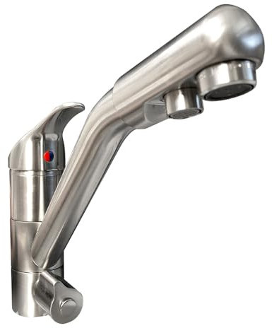 Miscelatore A Tre Vie Dauphin Acciaio Inox Satinato