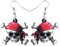 NEWEI Halloween Pirate Skull Boucles D'oreilles Tete De Mort Charme Femme Bijoux Fille Cadeau (Multicolore)