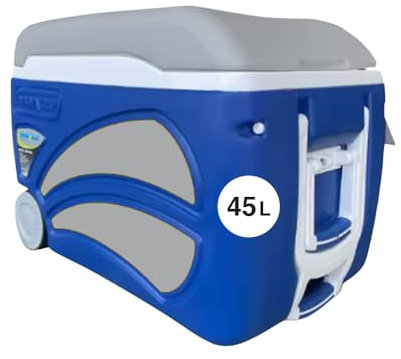 Pinnacle Nevera con Ruedas 45 litros - Nevera Portatil para Eventos - Nevera Gran Capacidad de Aislante Térmico - Nevera Camping Viajar