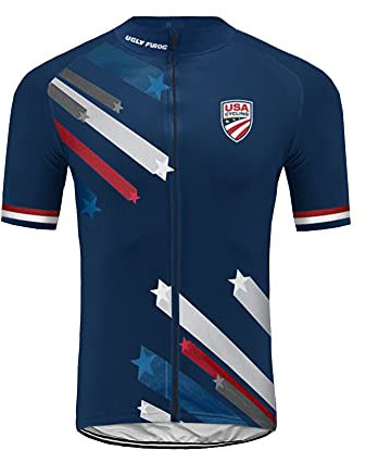 UGLY FROG Cycling Team Kurzarm+Overalls,Reitkleidung Anzug,Feuchtigkeit,Schweiß,Reitkleidung