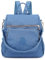 Estwell Rucksack Damen Elegant Schulrucksack Damenrucksack Handtasche Daypack Wasserdicht Nylon Mädchen Schultasche Reiserucksack Anti Diebstahl Rucksäcke, Blau