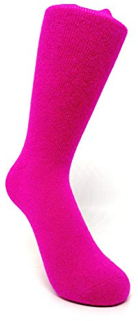 iMongol Pure Cashmere Damen Herren Unisex Crew Mid-Calf Causal Dicke Socken Bettsocken, Zehen und Ferse von Hand Nähen