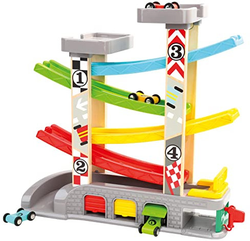 Bino 84092 - Pistas de Coches con Garaje