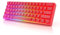 GK61 Mechanical Gaming Keyboard 60 Percent | 61 RGB Rainbow LED Backlit Programmable Keys | USB Wired | For Mac and Windows PC | Hotswap Gateron Optical Blue Switches | Red