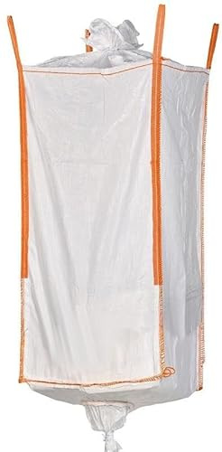 Jumbo-Big Bag 90x90x190cm | Big Bag mit Füll- & Auslaufschürze| Traglast 1500kg | extra hoch | 10 Stück